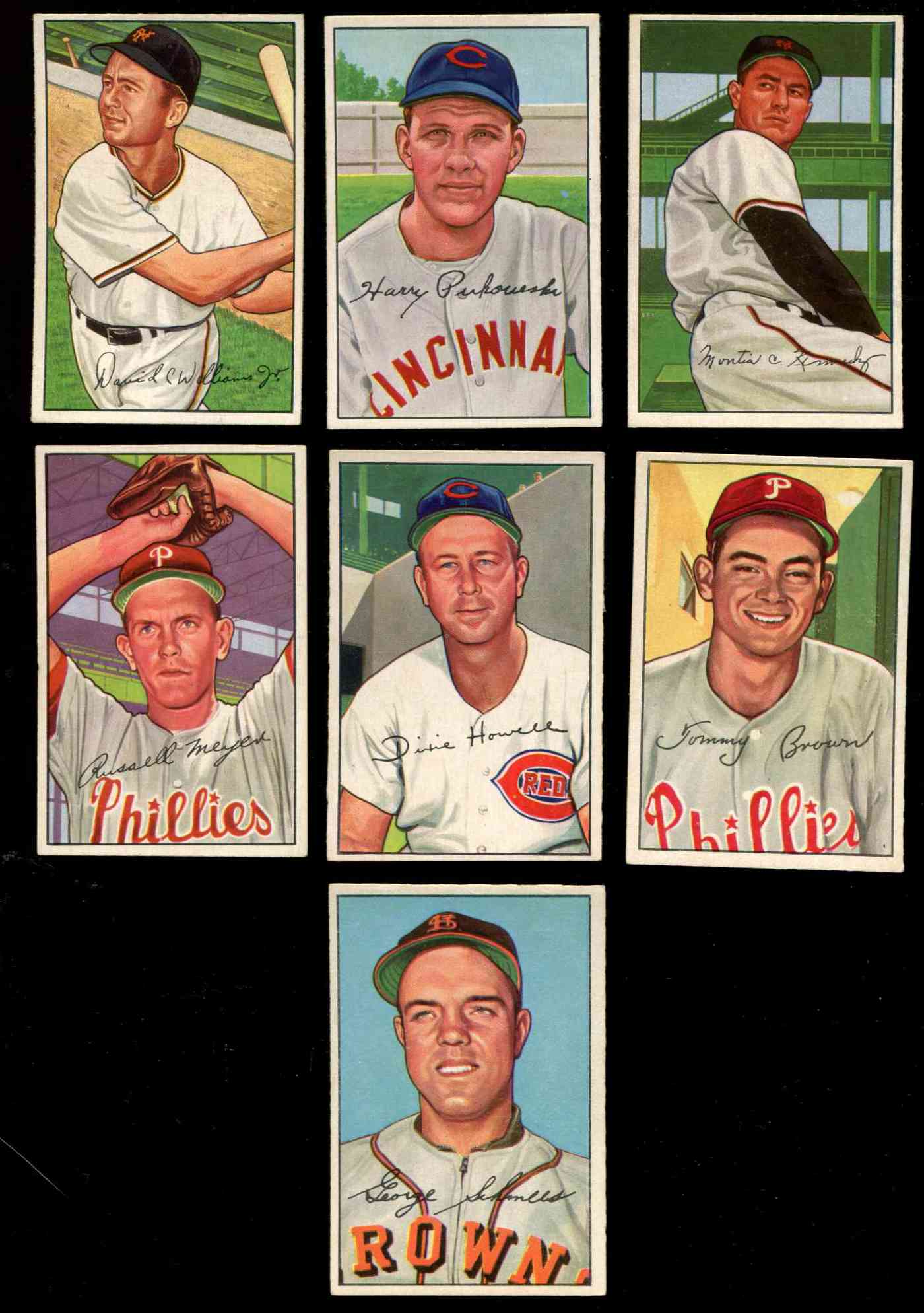 1952 Bowman #202 Harry Perkowski (Reds) Baseball cards value
