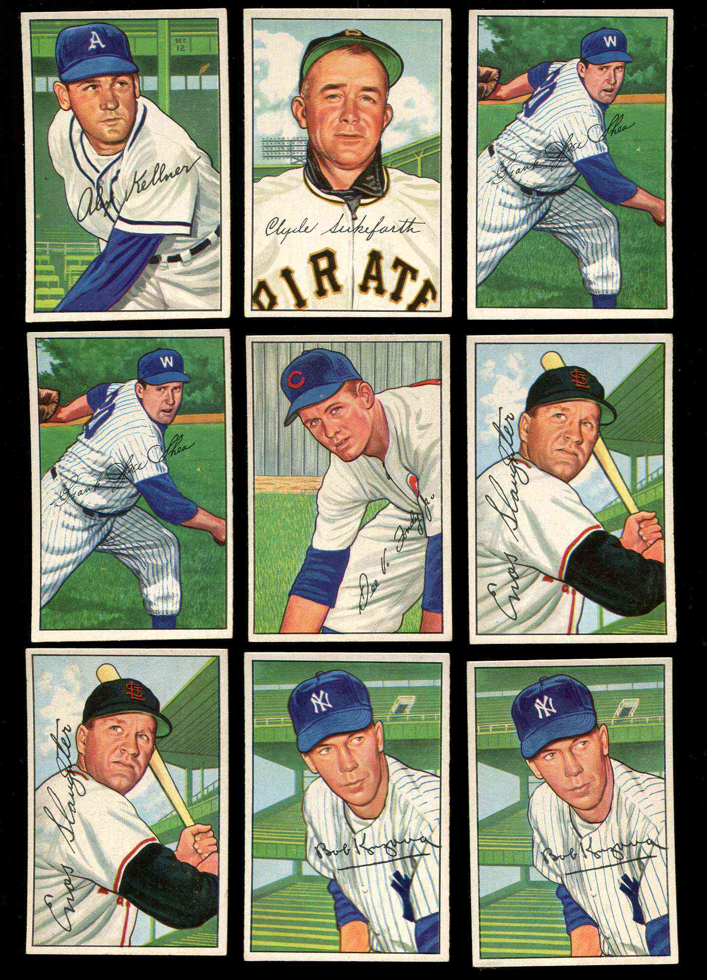 1952 Bowman #230 Frank Shea SCARCE HI# (Senators) Baseball cards value