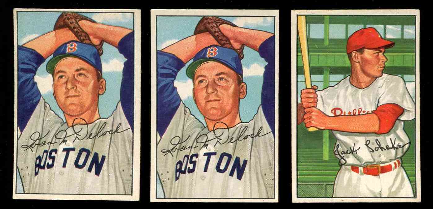 1952 Bowman #250 Ike Delock SCARCE HI# (Red Sox) Baseball cards value