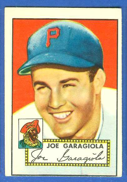 1952 Topps #227 Joe Garagiola (Pirates) Baseball cards value