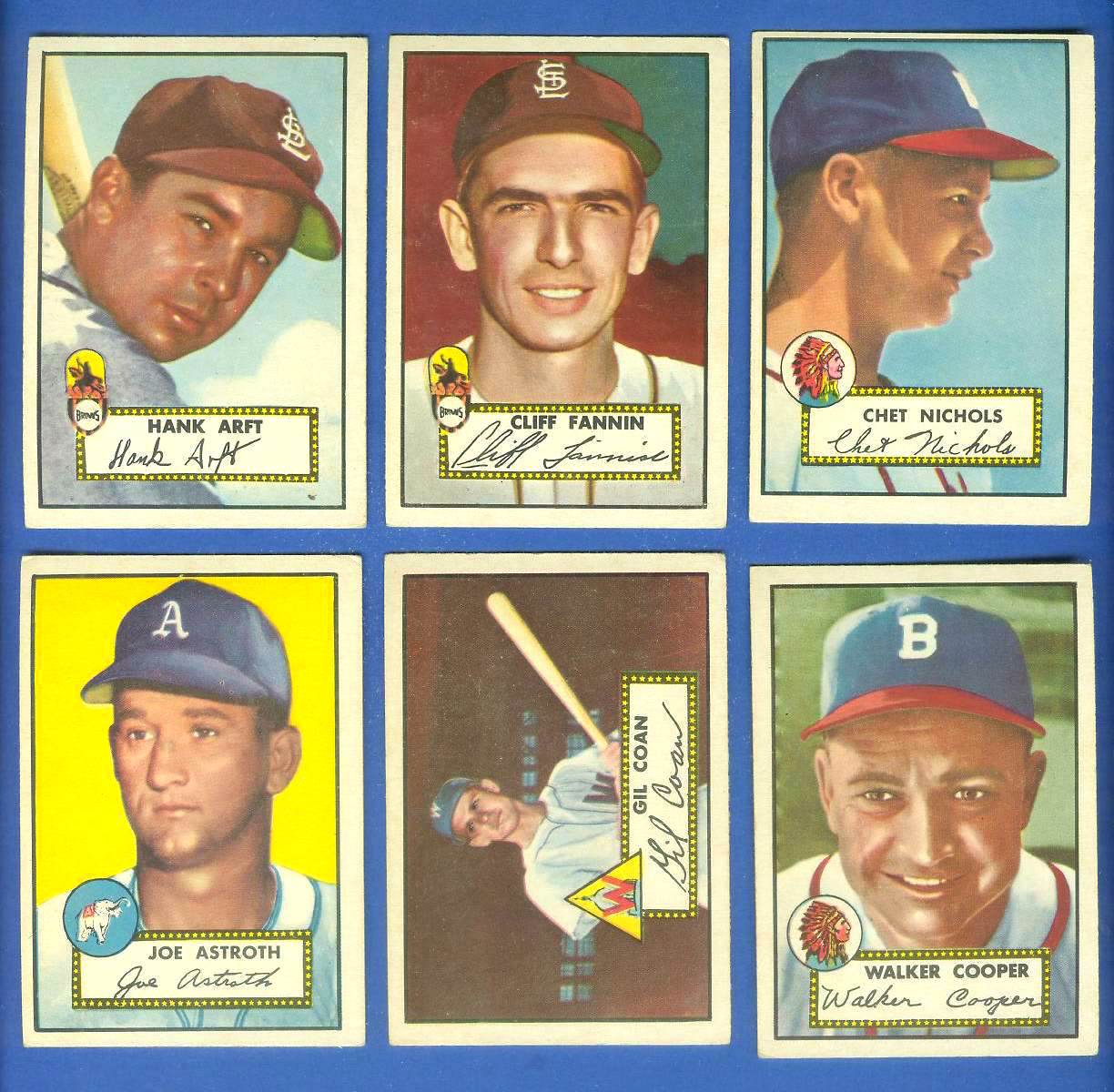 1952 Topps #294 Walker Cooper SHORT PRINT (Boston Braves) Baseball cards value