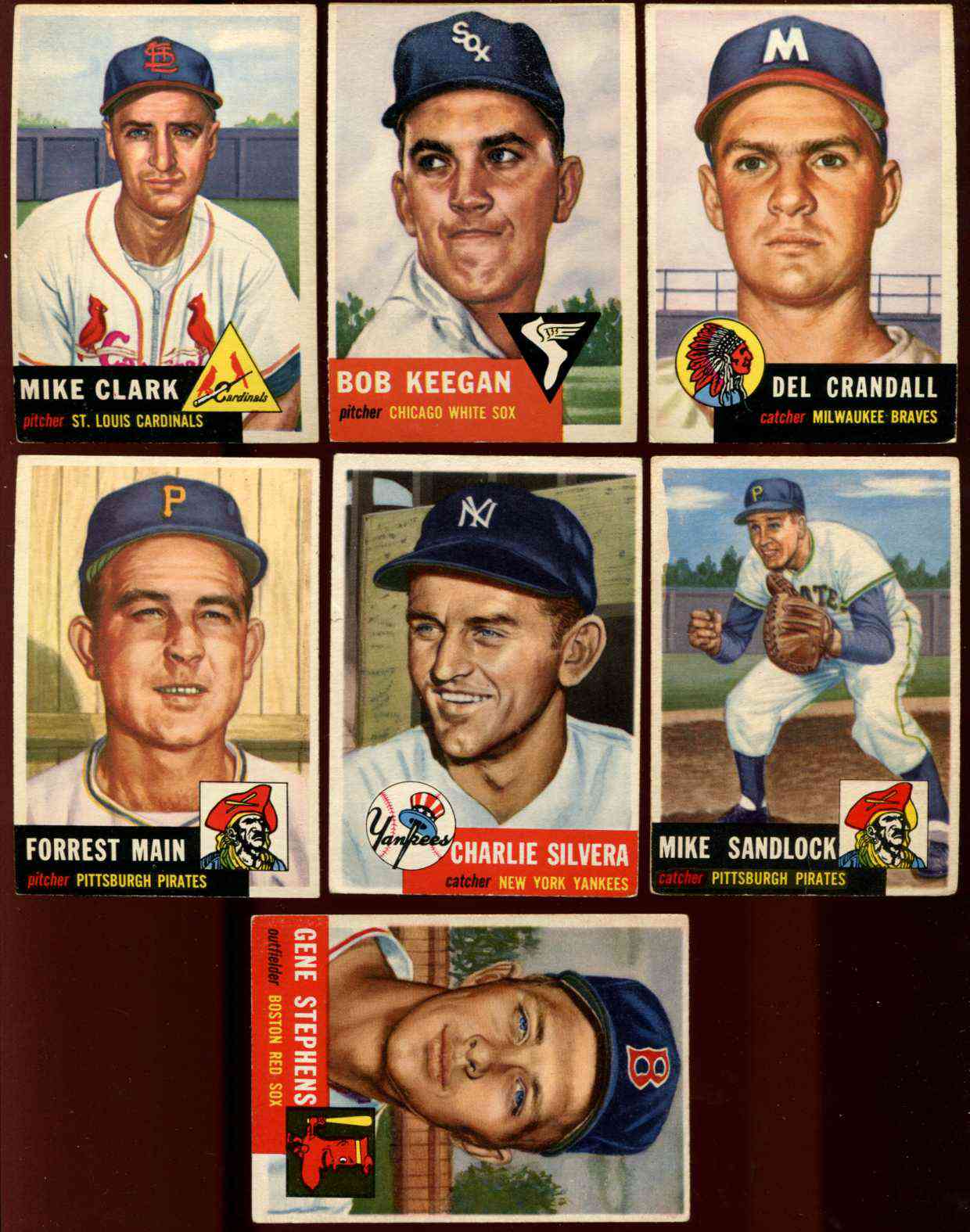 1953 Topps #242 Charlie Silvera SCARCE HIGH # (Yankees) Baseball cards value