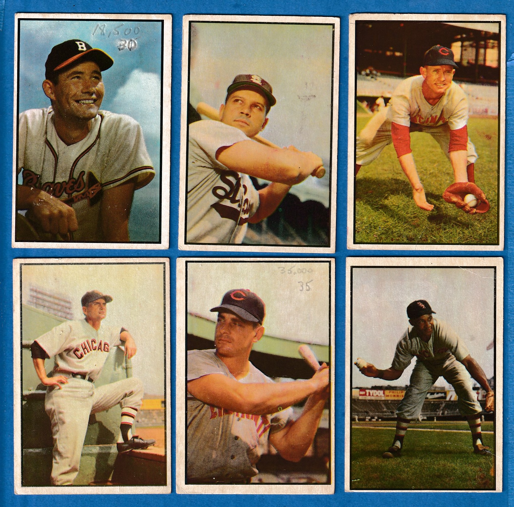 1953 Bowman Color #151 Joe Adcock (Braves) Baseball cards value