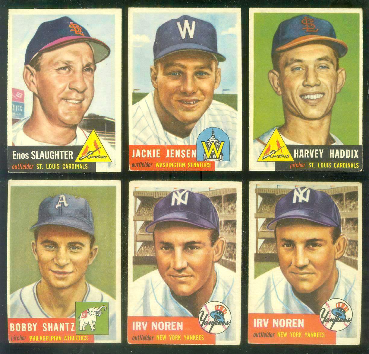1953 Topps # 41 Enos Slaughter (Cardinals) Baseball cards value