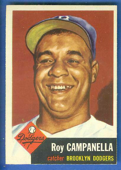 1953 Topps # 27 Roy Campanella [#] (Brooklyn Dodgers) Baseball cards value