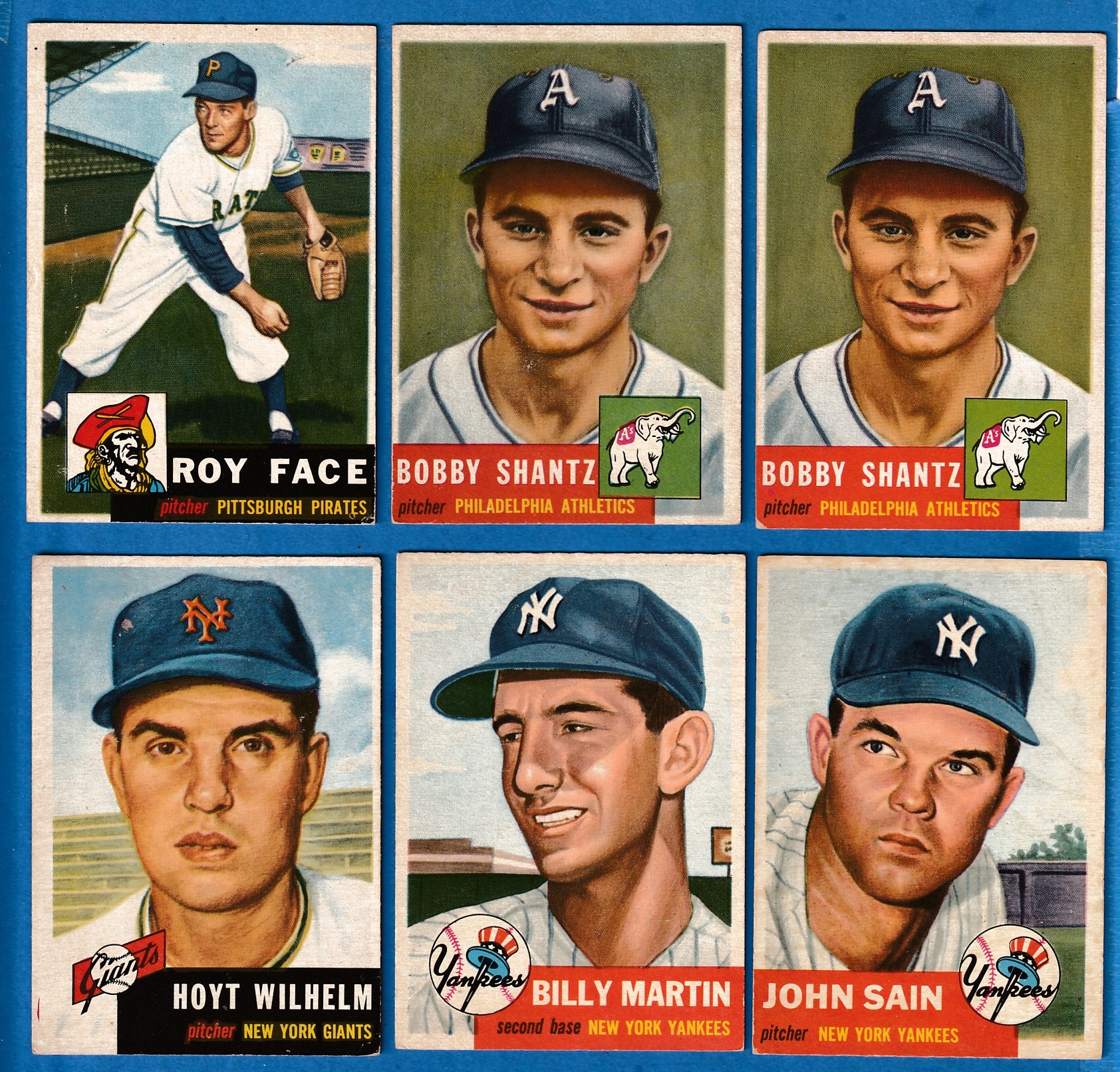1953 Topps #119 John Sain SHORT PRINT (Yankees) Baseball cards value