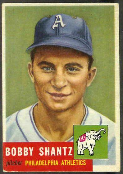 1953 Topps #225 Bobby Shantz SCARCE HIGH # (Philadelphia A's) Baseball cards value