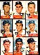 1953 Topps  - WHITE SOX - Starter Team Set (9 different)