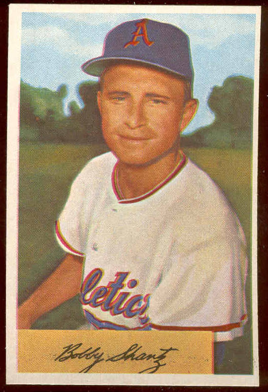 1954 Bowman # 19 Bobby Shantz (Philadelphia A's) Baseball cards value