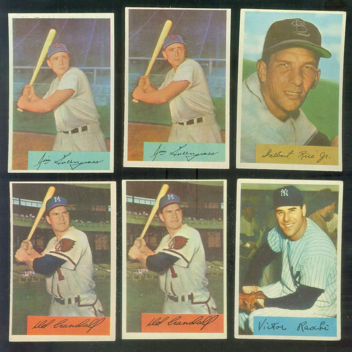 1954 Bowman # 32 Del Crandall (Braves) Baseball cards value