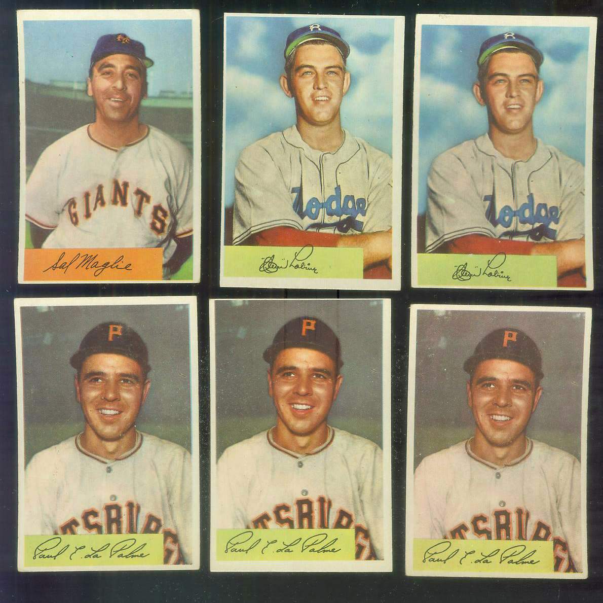 1954 Bowman #106 Clem Labine (Brooklyn Dodgers) Baseball cards value