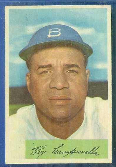 1954 Bowman # 90 Roy Campanella [#] (Brooklyn Dodgers) Baseball cards value