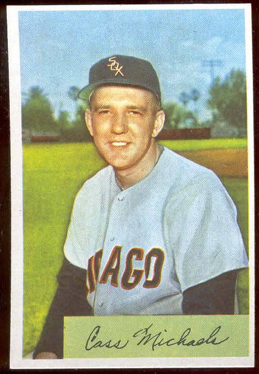 1954 Bowman #150 Cass Michaels (White Sox) Baseball cards value