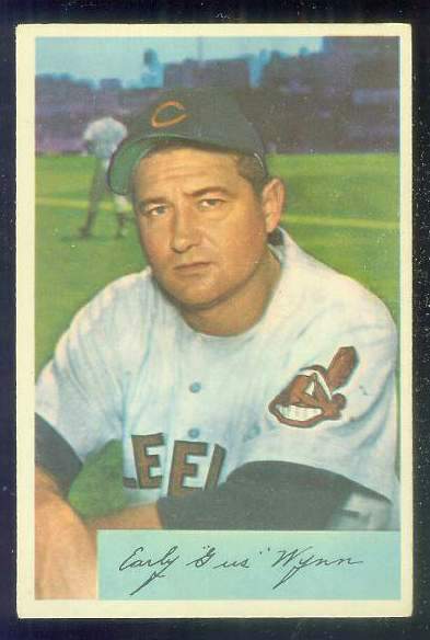 1954 Bowman #164 Early Wynn (Indians) Baseball cards value