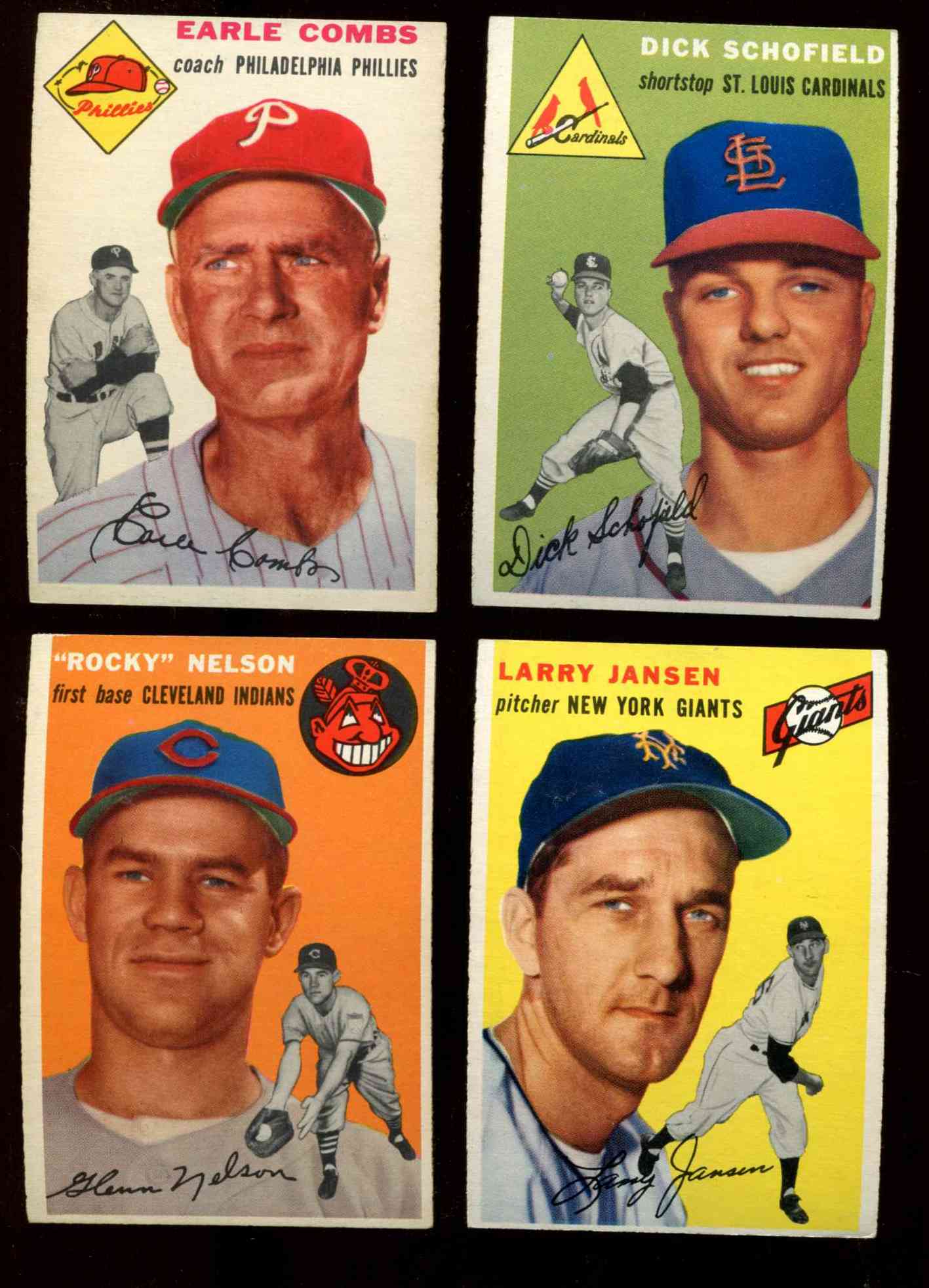 1954 Topps #200 Larry Jansen (NY Giants) Baseball cards value