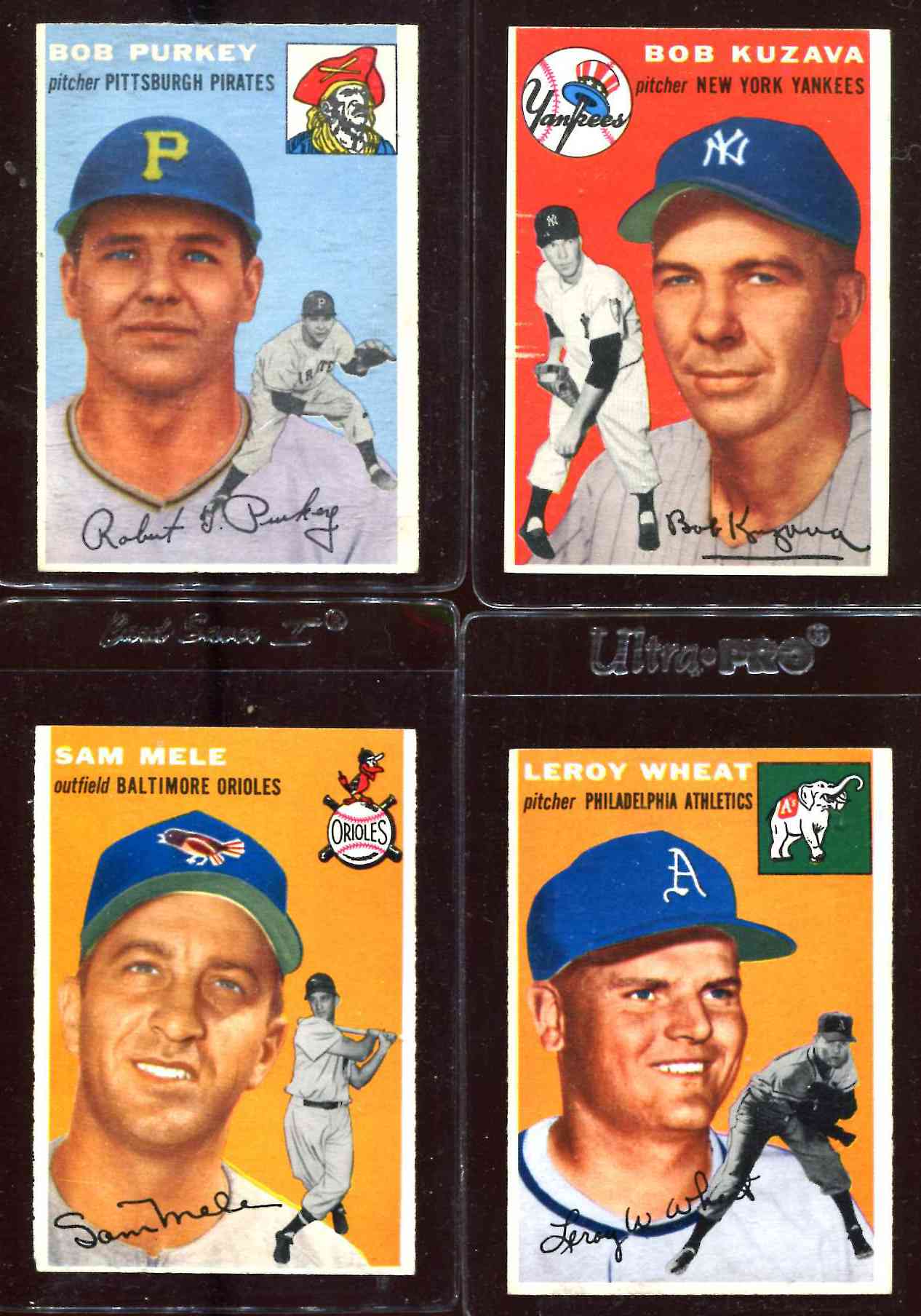 1954 Topps #240 Sam Mele (Orioles) Baseball cards value