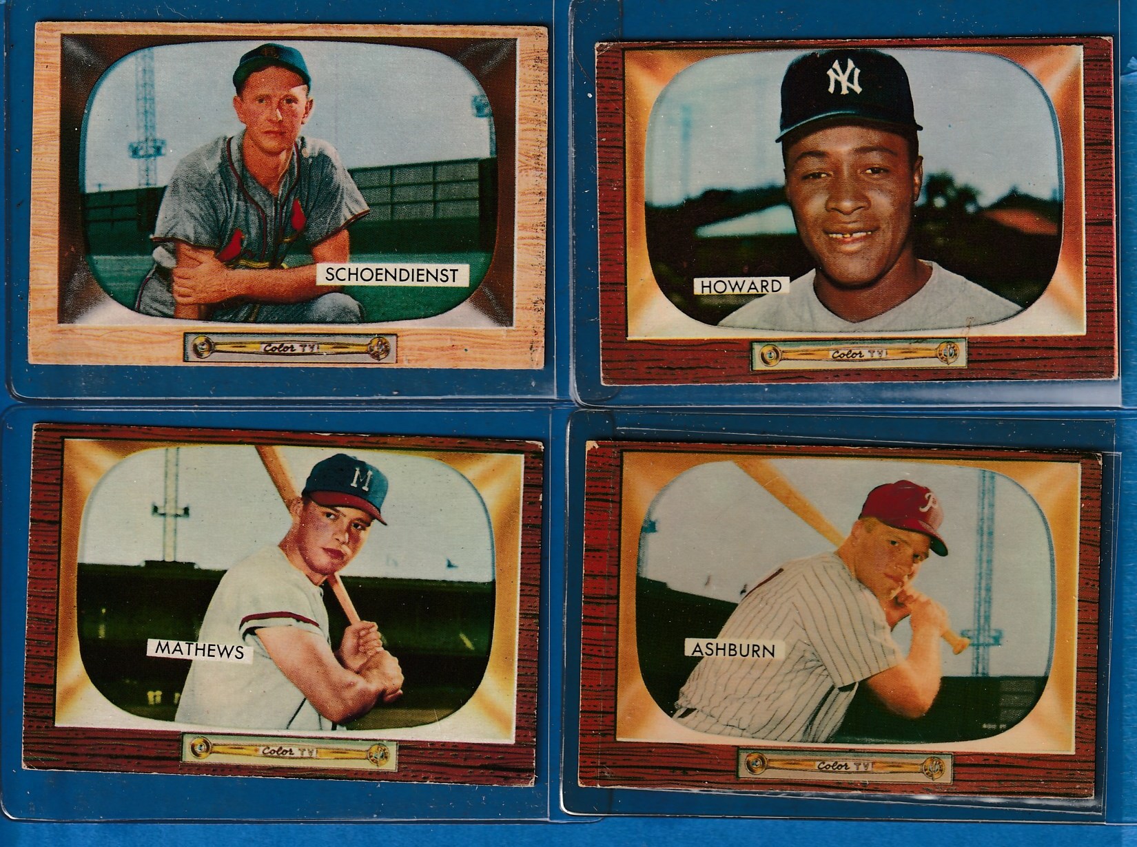 1955 Bowman #130 Richie Ashburn [#] (Phillies) Baseball cards value