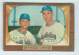 1955 Bowman #139 Bobby & Billy Shantz (Kansas City A's)