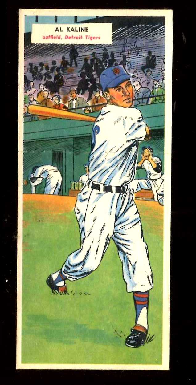 1955 Topps DoubleHeader #.45 AL KALINE / #46 Harold Valentine [#a] Baseball cards value