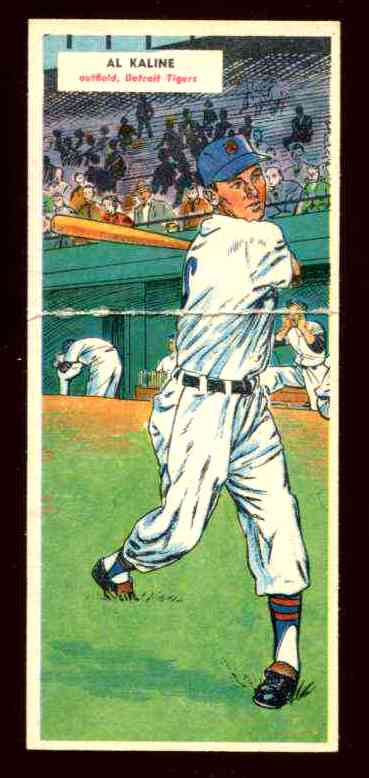 1955 Topps DoubleHeader #.45 AL KALINE / #46 Harold Valentine [#b] Baseball cards value