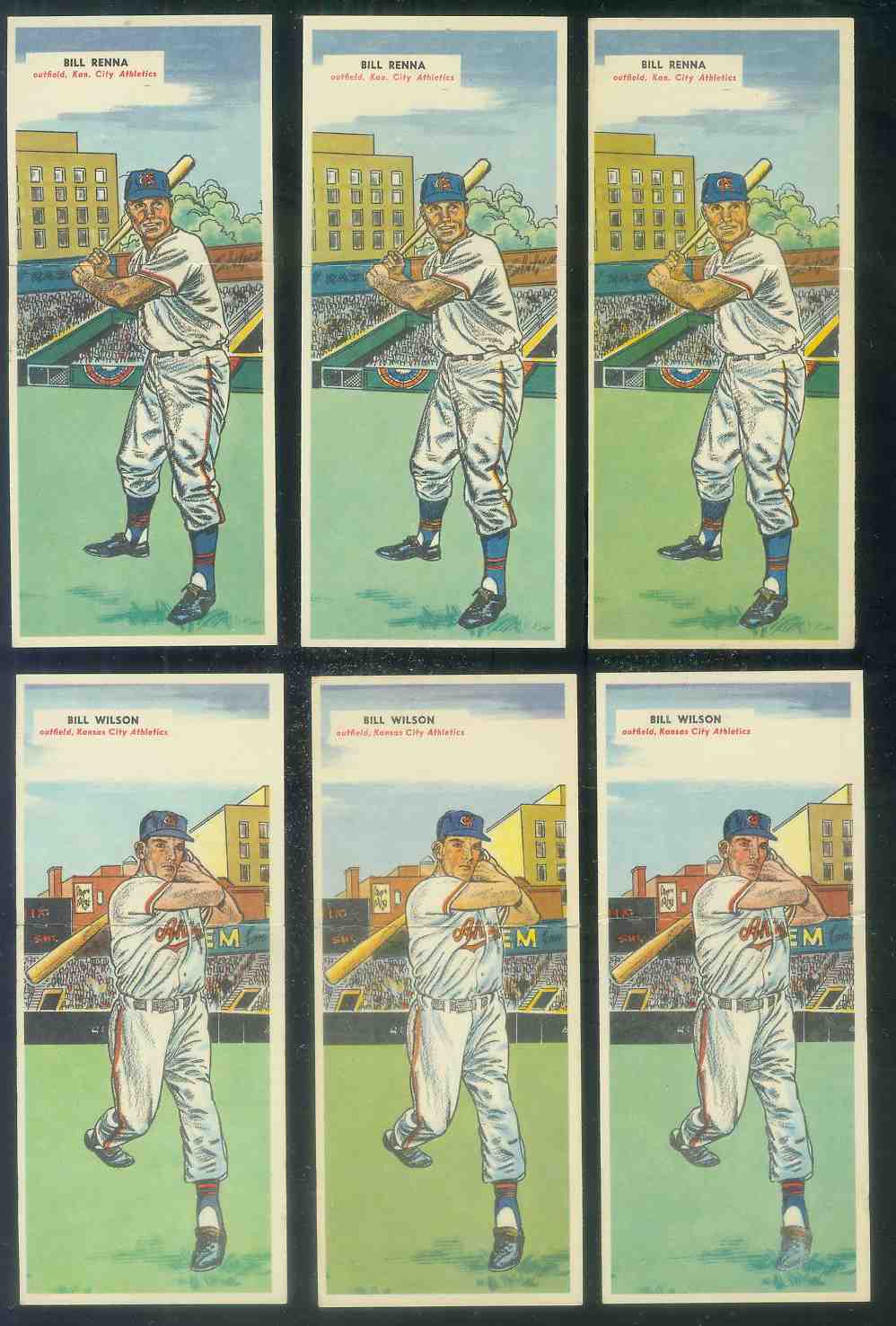 1955 Topps DoubleHeader #.99 Bill Renna / #100 Dick Groat Baseball cards value