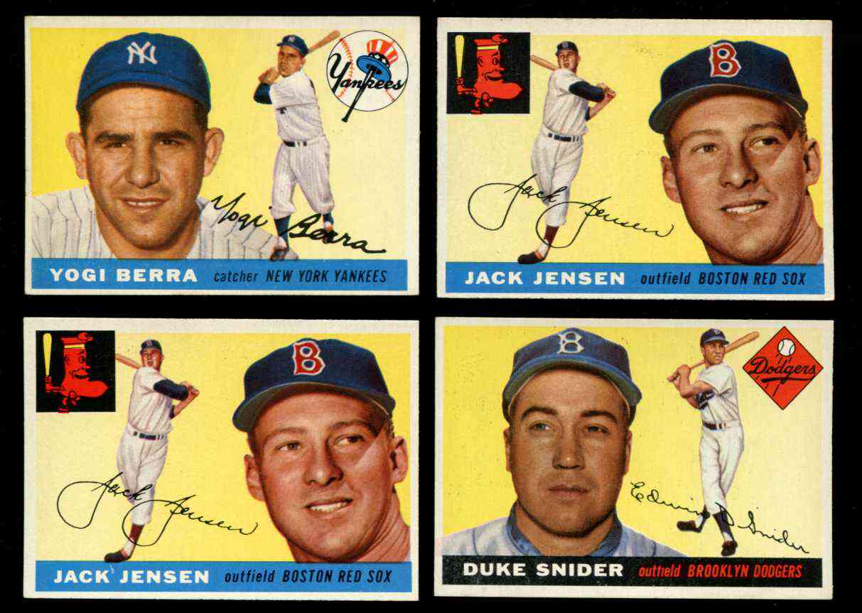 1955 Topps #200 Jack Jensen SCARCE HIGH NUMBER [#] (Red Sox) Baseball cards value