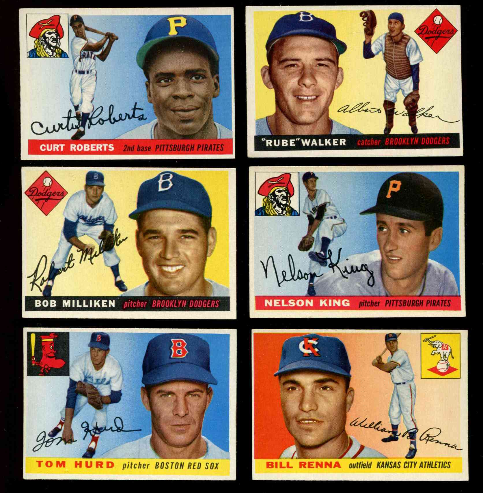 1955 Topps #112 Nelson King (Pirates) Baseball cards value