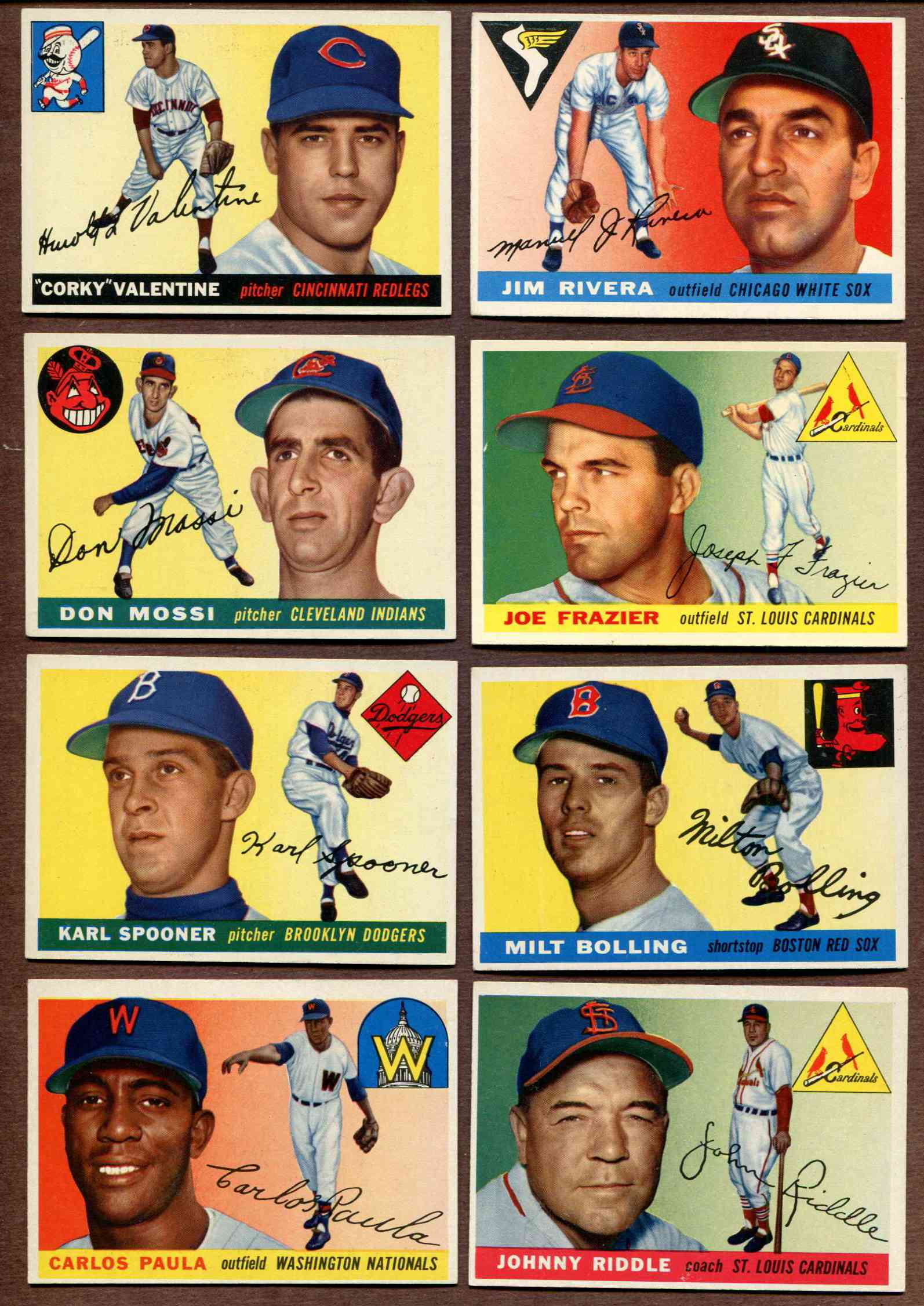 1955 Topps # 89 Joe Frazier (Cardinals) Baseball cards value