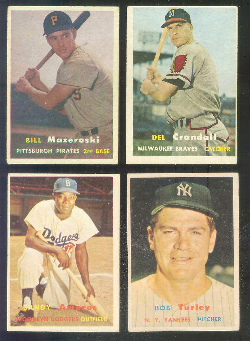 1957 Topps # 24 Bill Mazeroski ROOKIE (Pirates) Baseball cards value
