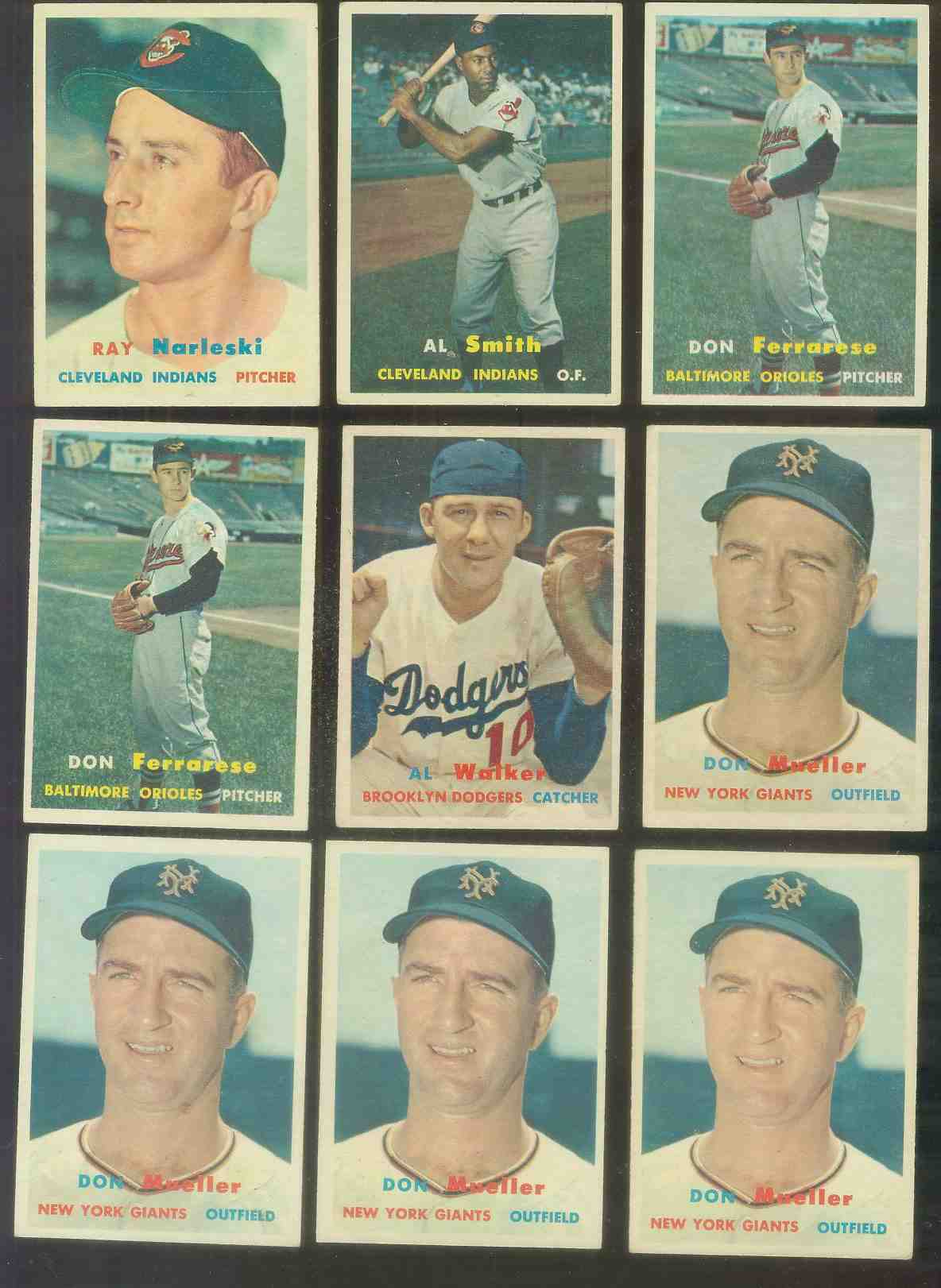 1957 Topps #148 Don Mueller (NY Giants) Baseball cards value