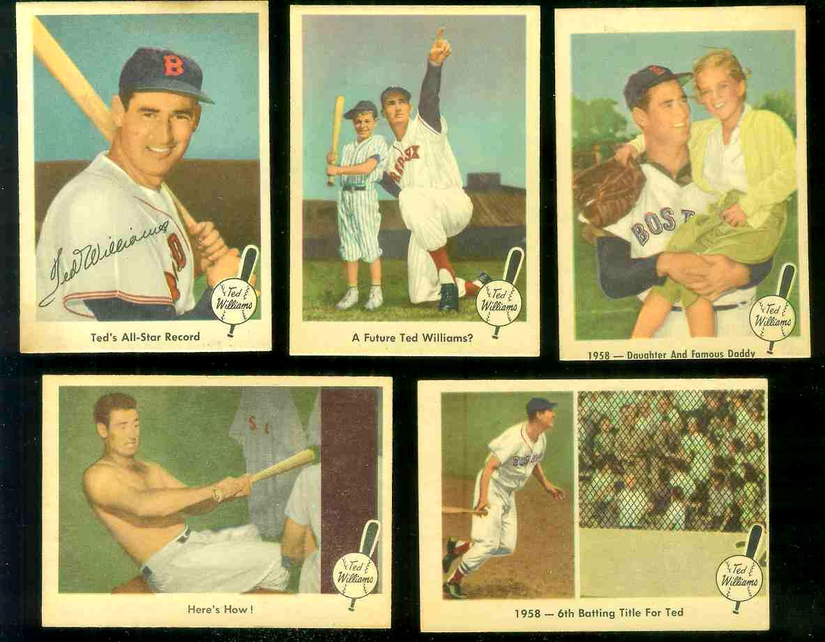 1959 Fleer Ted Williams #74 'Here's How!' (Red Sox) Baseball cards value