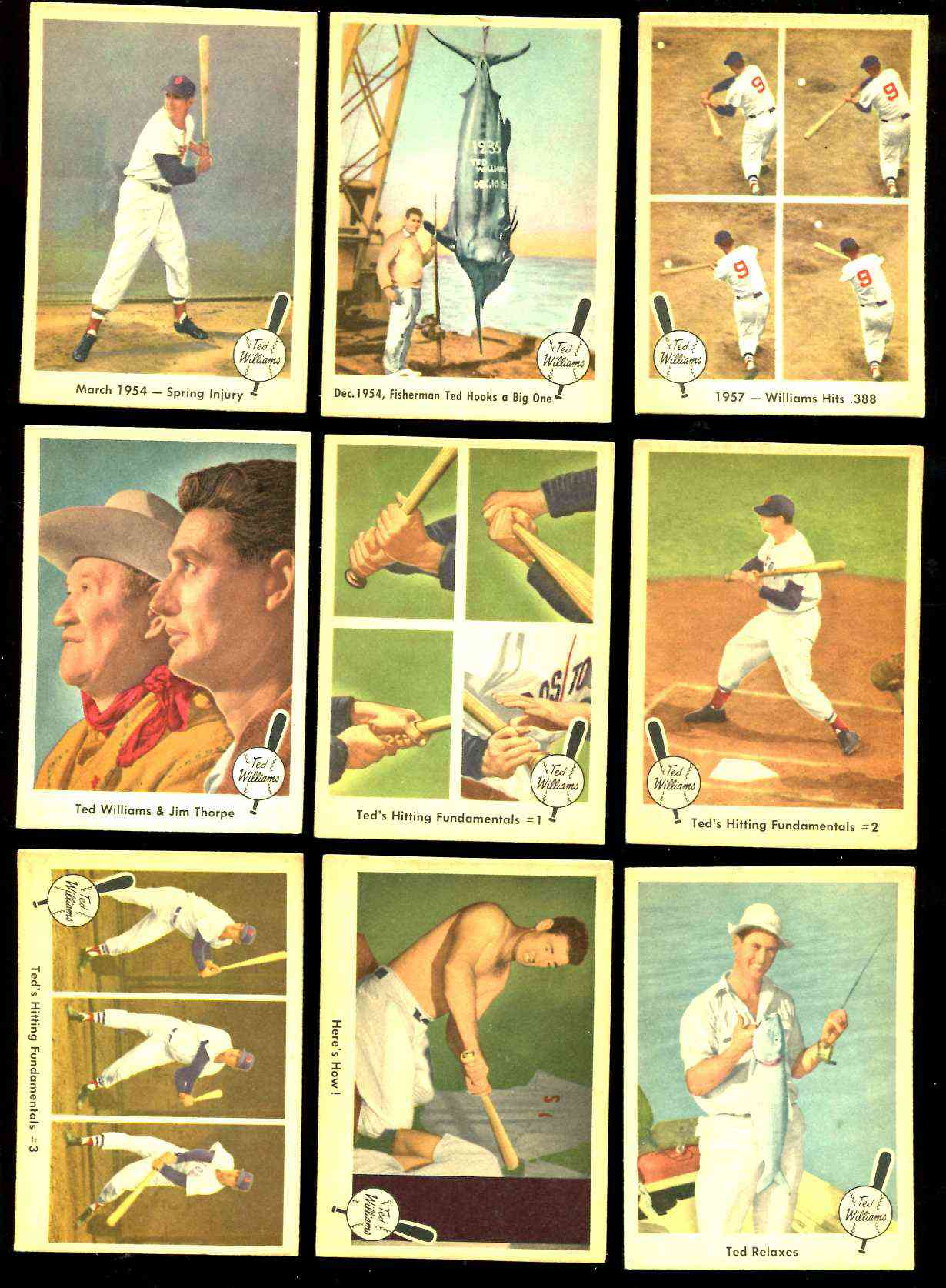 1959 Fleer Ted Williams #58 '1957 - Williams Hits .388' (Red Sox) Baseball cards value
