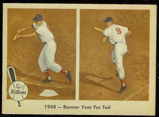 1959 Fleer Ted Williams #36 '1948 - Banner Year for Ted' (Red Sox) Baseball cards value