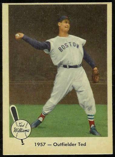 1959 Fleer Ted Williams #61 '1957 - Outfielder Ted' (Red Sox) Baseball cards value