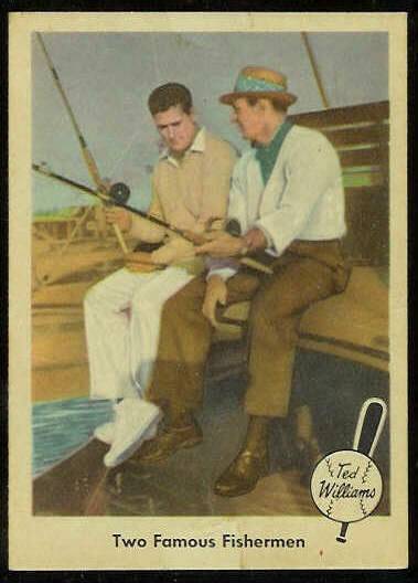 1959 Fleer Ted Williams #67 w/Sam Snead 'Two Famous Fishermen' (Red Sox) Baseball cards value