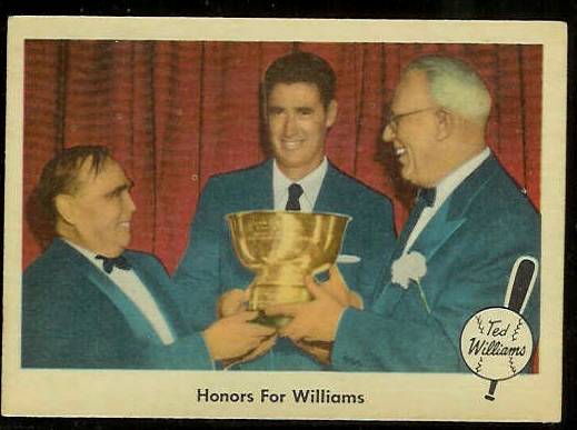 1959 Fleer Ted Williams #78 'Honors for Williams' (Red Sox) Baseball cards value