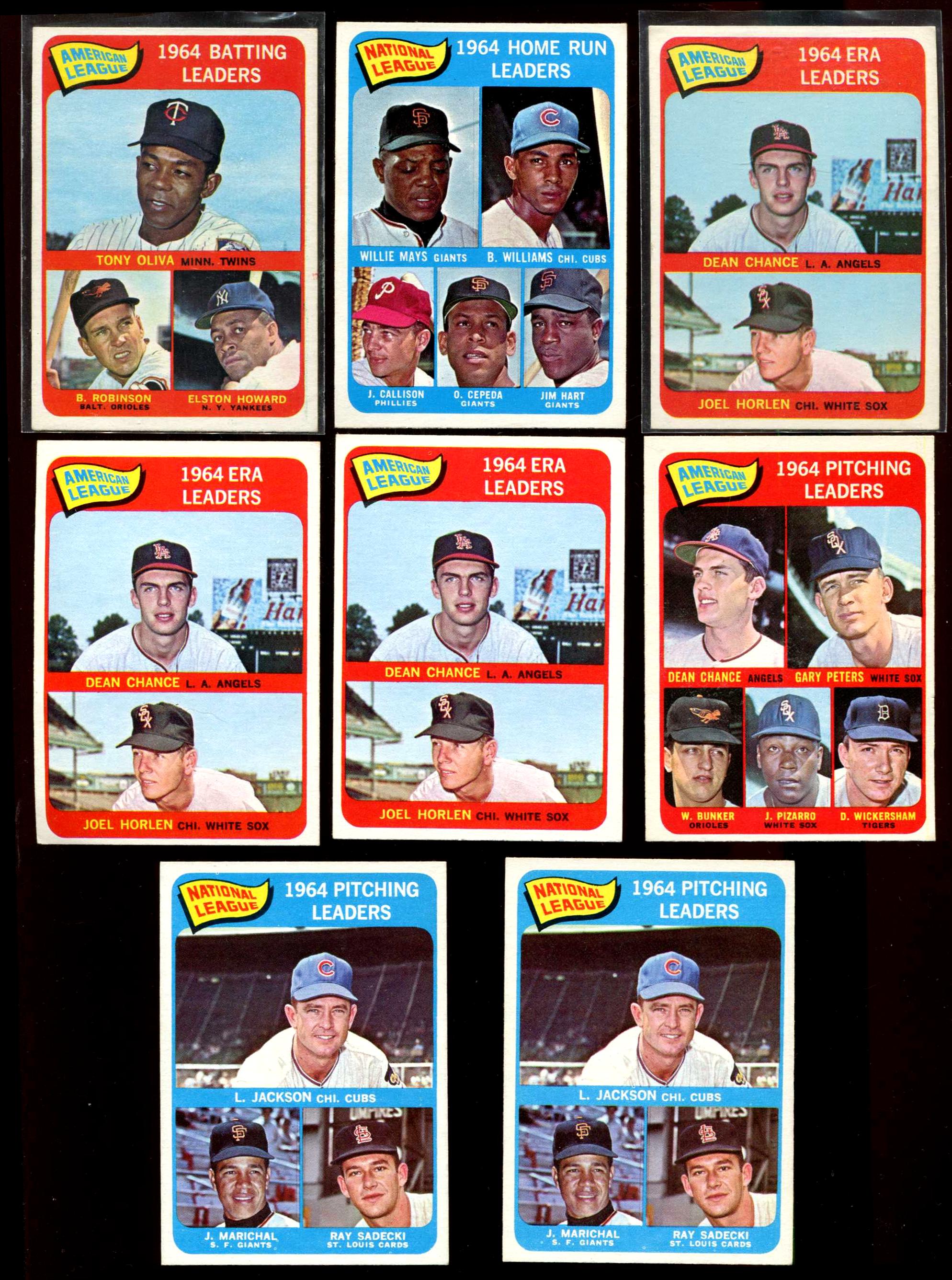 1965 Topps #  1 A.L. Batting Leaders (Tony Oliva,Brooks Robinson) Baseball cards value