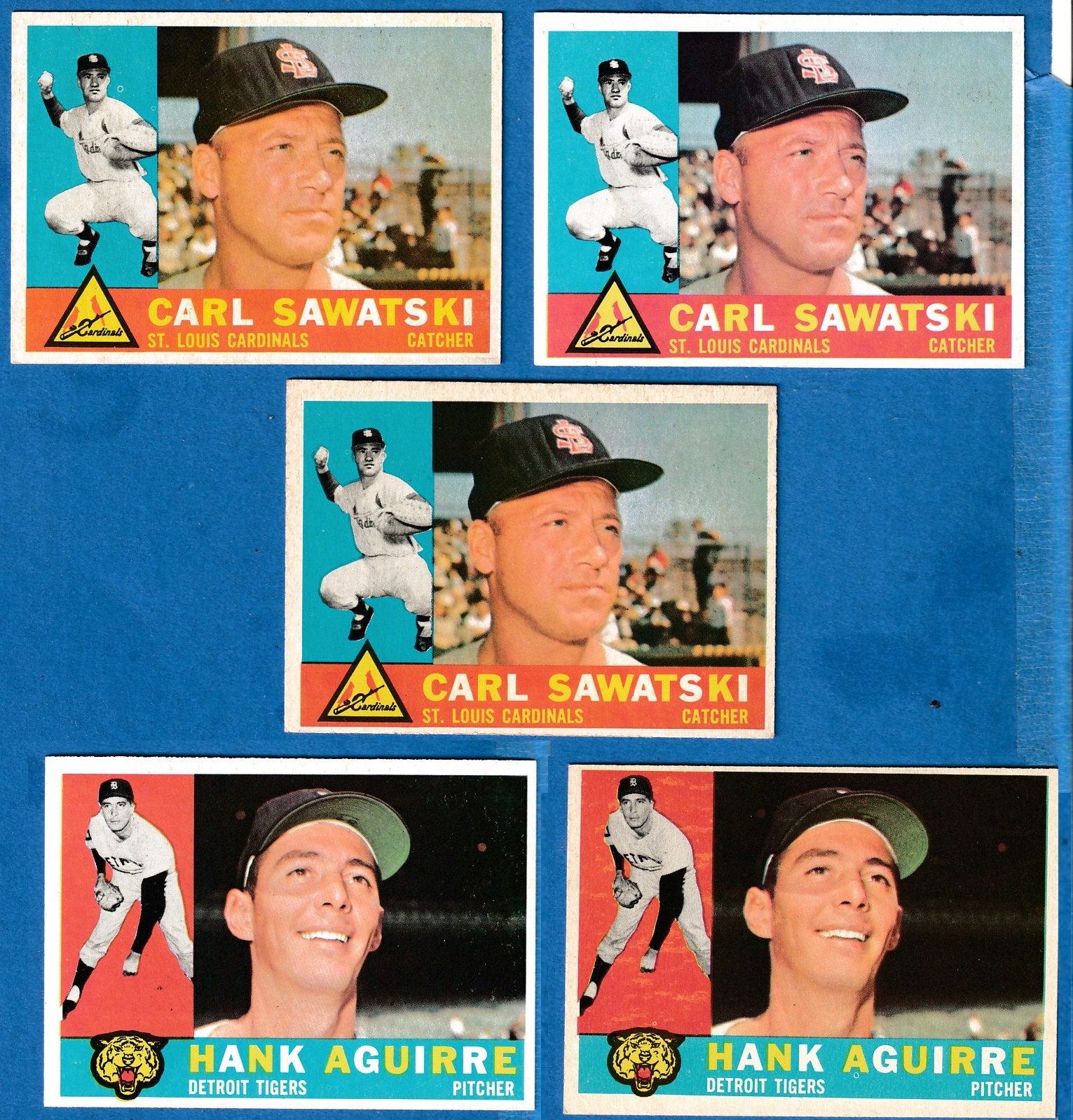 1960 Topps #545 Carl Sawatski SCARCE HIGH NUMBER (Cardinals) Baseball cards value