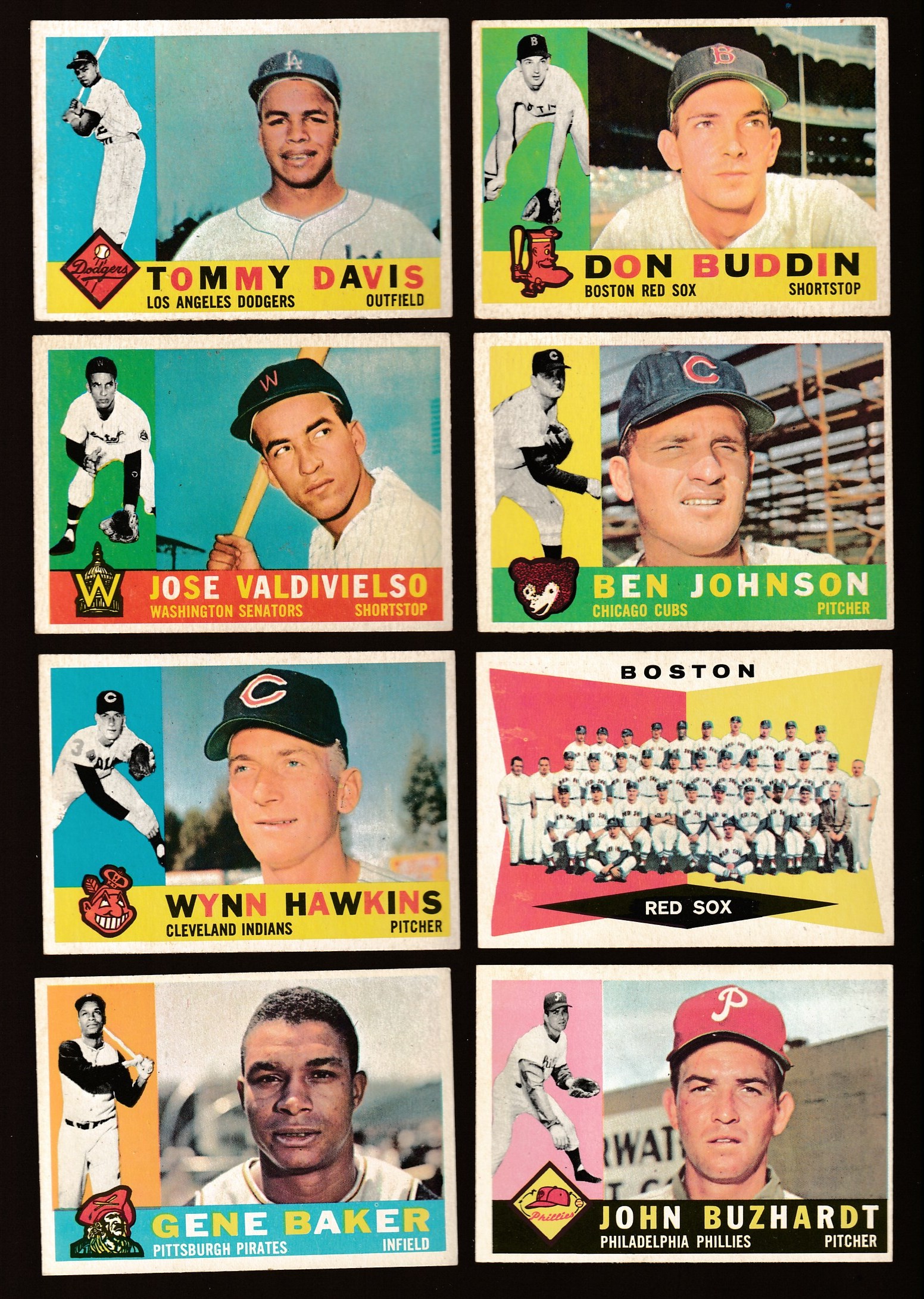 1960 Topps #520 Don Buddin SCARCE HIGH NUMBER [#j] (Red Sox) Baseball cards value