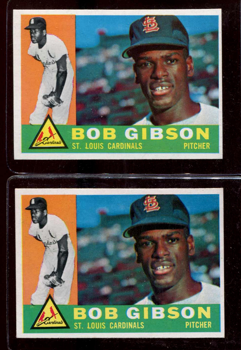 1960 Topps # 73 Bob Gibson (2nd year card) [#] (Cardinals) Baseball cards value