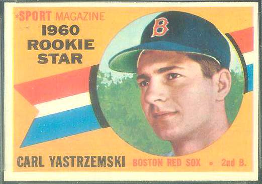 1960 Topps #148 Carl Yastrzemski ROOKIE [#] (Red Sox) Baseball cards value