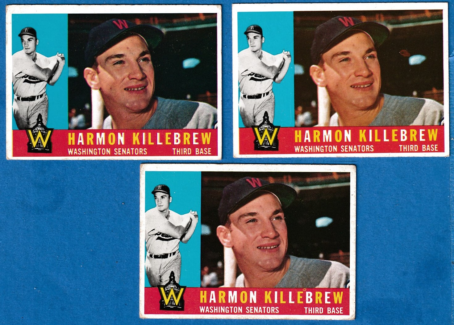 1960 Topps #210 Harmon Killebrew [#] (Senators) Baseball cards value