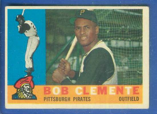1960 Topps #326 Roberto Clemente [#] (Pirates) Baseball cards value