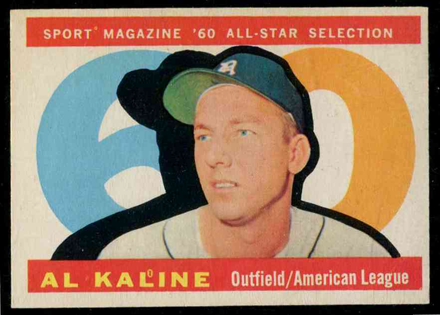 1960 Topps #561 Al Kaline All-Star SCARCE HIGH NUMBER [#] (Tigers) Baseball cards value