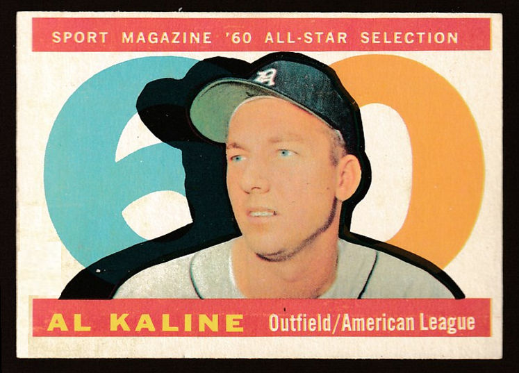 1960 Topps #561 Al Kaline All-Star SCARCE HIGH NUMBER [#j] (Tigers) Baseball cards value