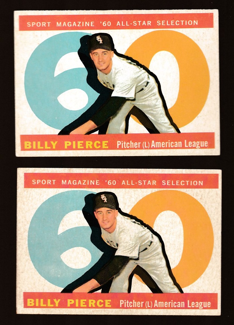 1960 Topps #571 Billy Pierce All-Star SCARCE HIGH NUMBER (White Sox) Baseball cards value