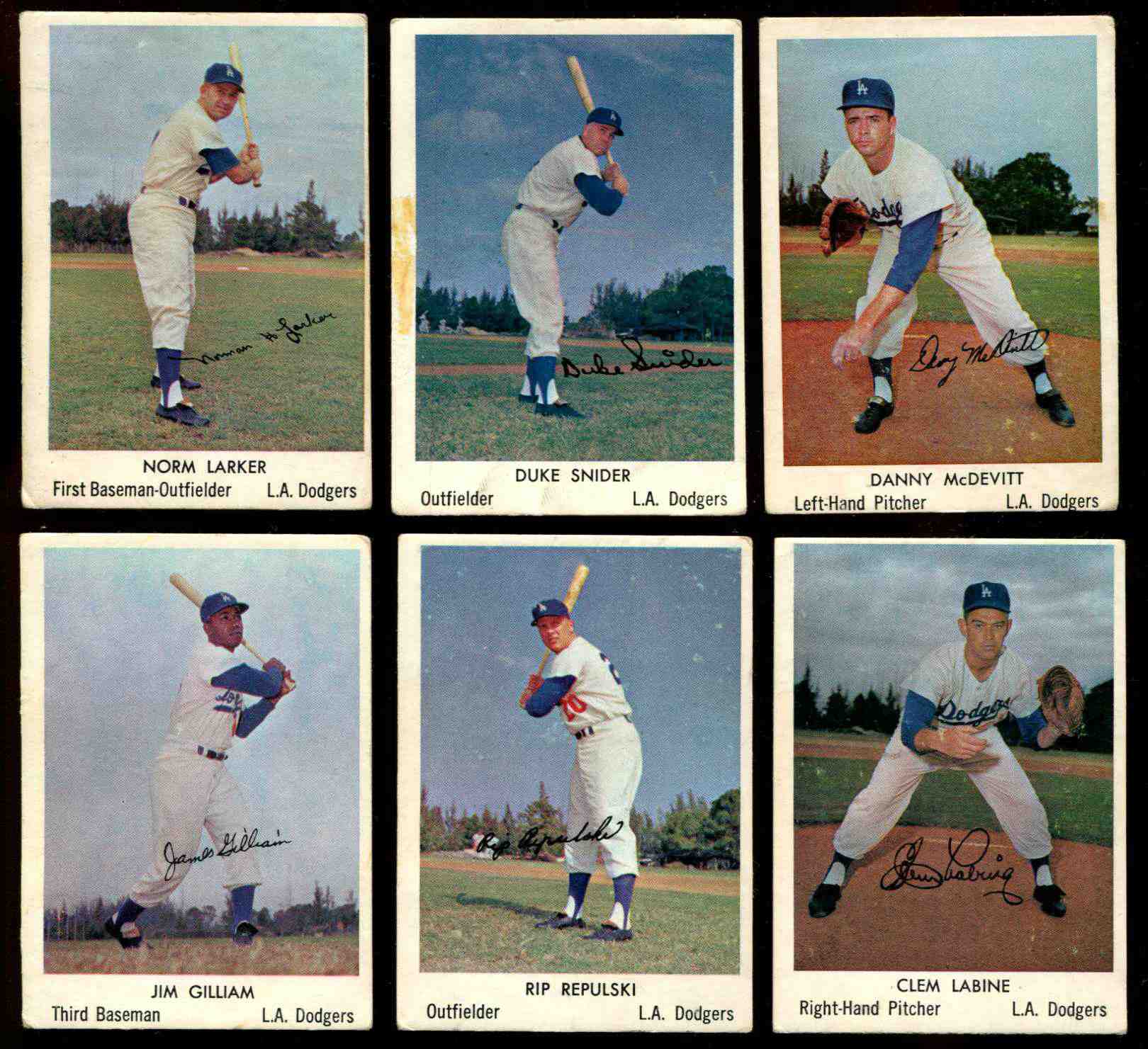 1960 Bell Brand Dodgers # 6 Clem Labine SHORT PRINT Baseball cards value