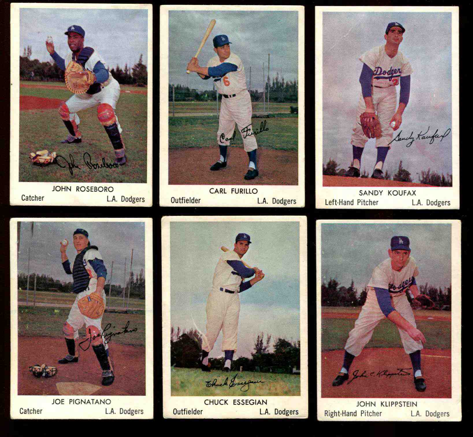 1960 Bell Brand Dodgers #12 John Klippstein SHORT PRINT Baseball cards value