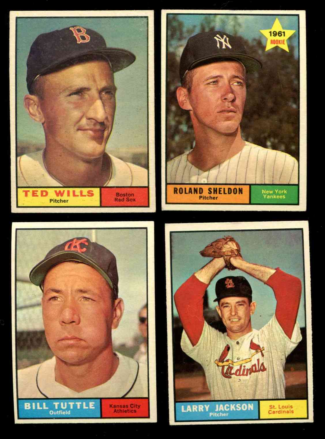 1961 Topps #536 Bill Tuttle SCARCE HIGH # (A's/Twins) Baseball cards value