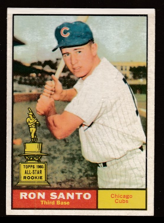 1961 Topps # 35 Ron Santo ROOKIE [#] (Cubs) Baseball cards value
